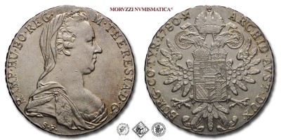 Regno d'Italia, Colonia Eritrea, VITTORIO EMANUELE III, TALLERO DI CONVENZIONE, 1780, Zecca di Roma, ARGENTO, q​​​​​​​FDC, (Pagani 957) / monete italiane moderne d'argento (moneta italiana moderna da collezione - Casa Savoia) | Moruzzi Numismatica