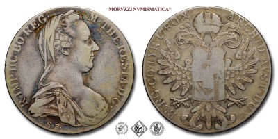 Austria, MARIA TERESA, TALLERO, 1780, Zecca di Vienna, ARGENTO, qBB, (KM 1971.2) / Silbertaler von Maria Theresia von Österreich (Maria Theresa of Austria Silver Thaler - World coins - monete mondiali europee austriache d'argento - moneta mondiale europea austriaca - talleri da collezione) | Moruzzi Numismatica