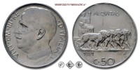 Regno d'Italia, VITTORIO EMANUELE III, CENTESIMI 50, Leoni - contorno liscio, 1921, Zecca di Roma, NICHEL, ​​​​​​​SPL, (Pagani 802) / monete italiane moderne (moneta italiana moderna da collezione - Casa Savoia) | Moruzzi Numismatica