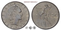 Repubblica Italiana, LIRE 50, Vulcano - I tipo, 1961, Zecca di Roma, ACMONITAL, mSPL, (Pagani 2208) / monete italiane moderne (moneta italiana moderna da collezione) | Moruzzi Numismatica