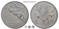 Repubblica Italiana, LIRE 10, Olivo, 1948, Zecca di Roma, ITALMA, SPL, (Pagani 2303) / monete italiane moderne (moneta italiana moderna da collezione) | Moruzzi Numismatica